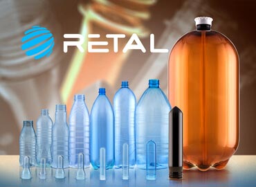 Retal plastic PET bottles